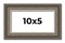 Panoramic Weathered Black Picture Frame - UV Acrylic, Foam Board Backing, Hanging Hardware